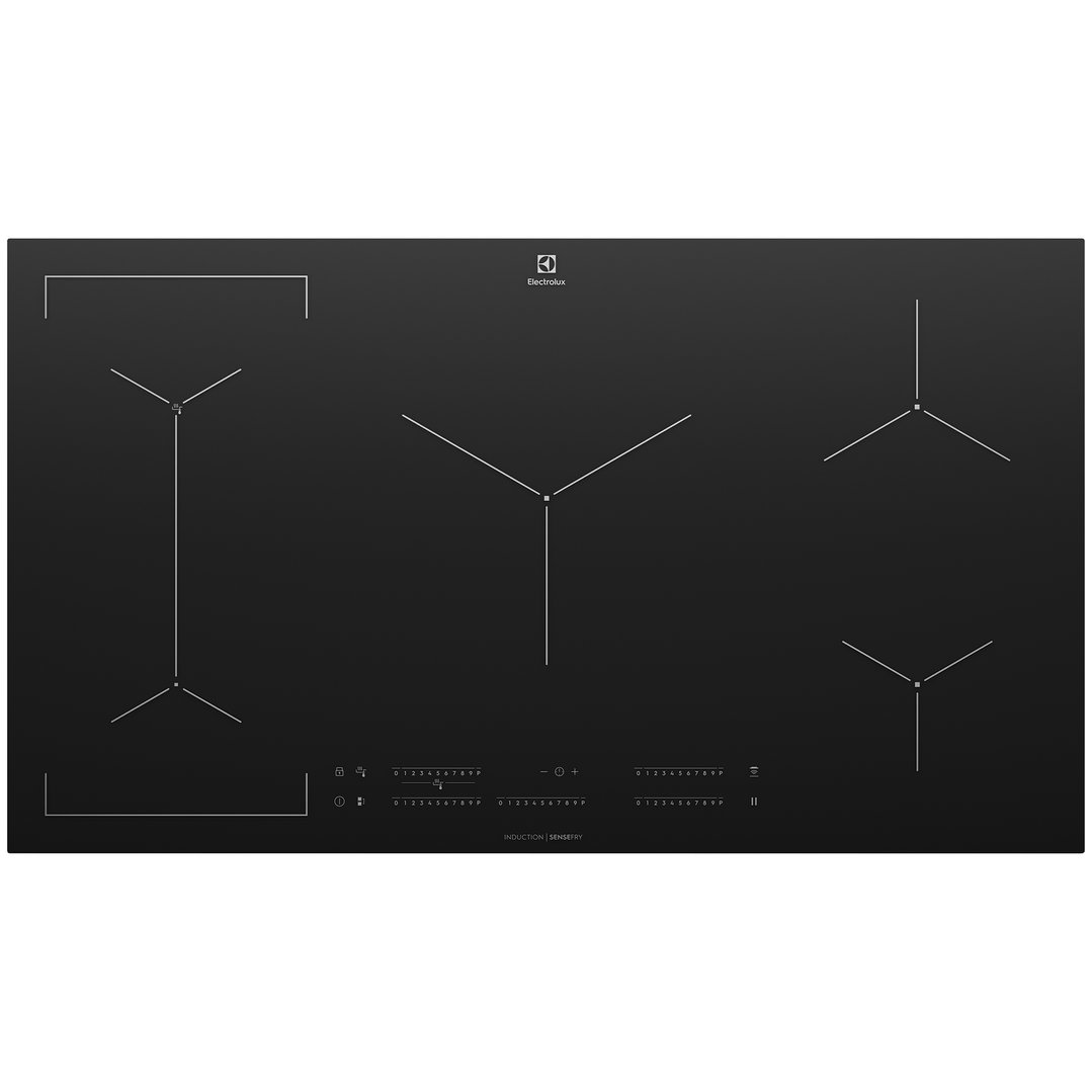 Electrolux 90cm UltimateTaste 700 5 Zone Induction Cooktop EHI955BE