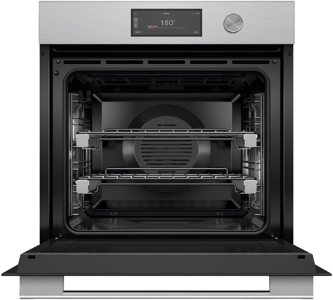 Fisher & Paykel 60cm Contemporary Pyrolytic Oven, Brushed Silver OB60SACPUDX5
