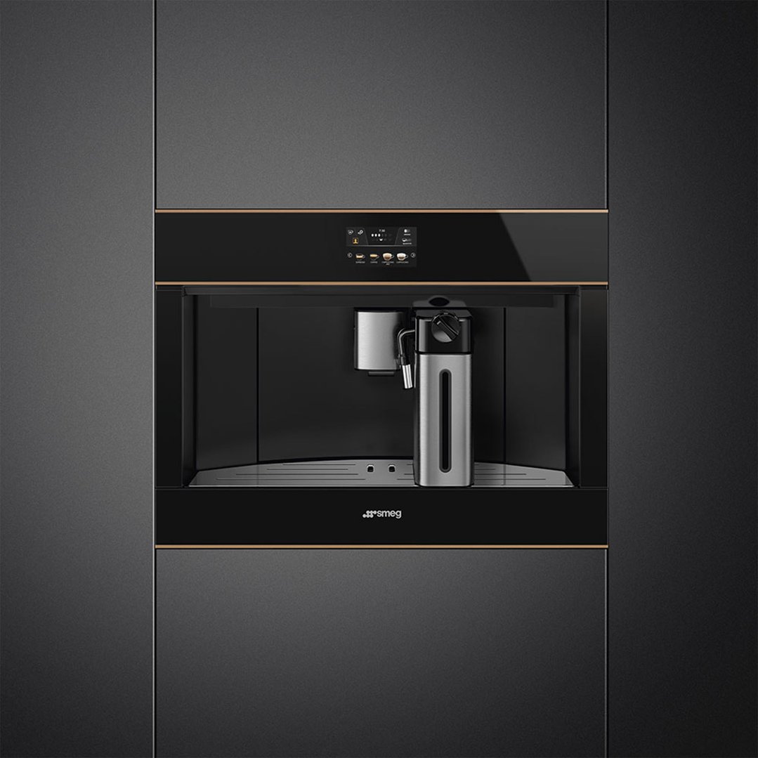 Smeg 45cm Dolce Stil Novo Built-in Coffee Machine CMS4604NR
