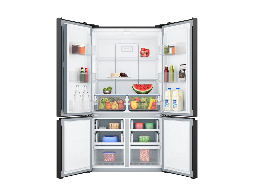 Westinghouse 547L Quad-Door Fridge - Matte Black WQE5400BD