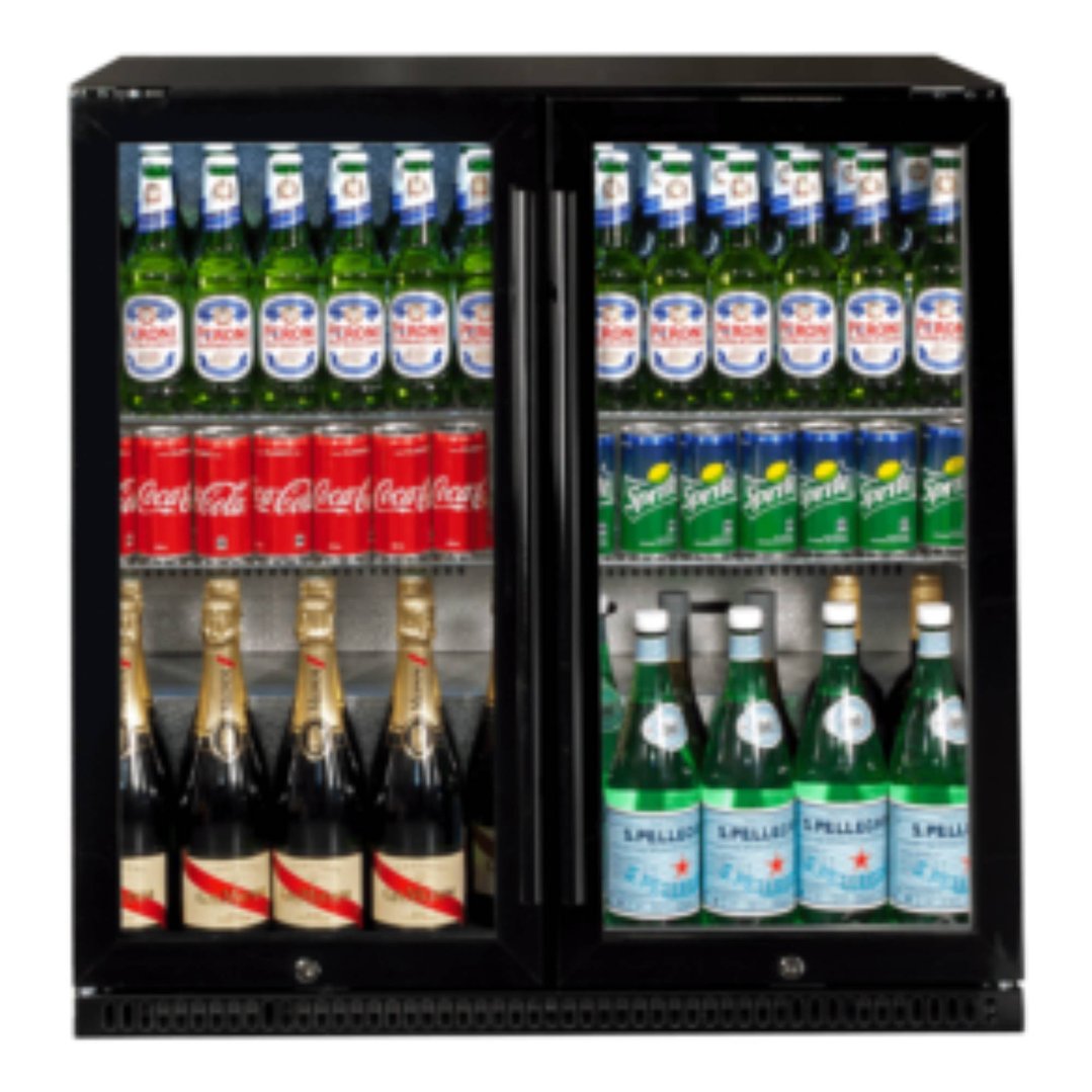 Artusi 190L Outdoor Beverage Centre Black AOF2BM5