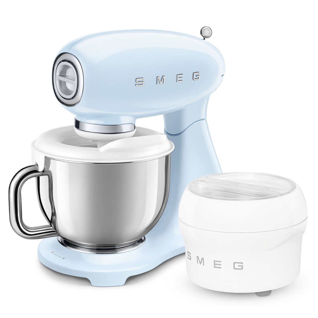 Smeg 50's Style Retro Stand Mixer - Pastel Blue SMF05PBAU