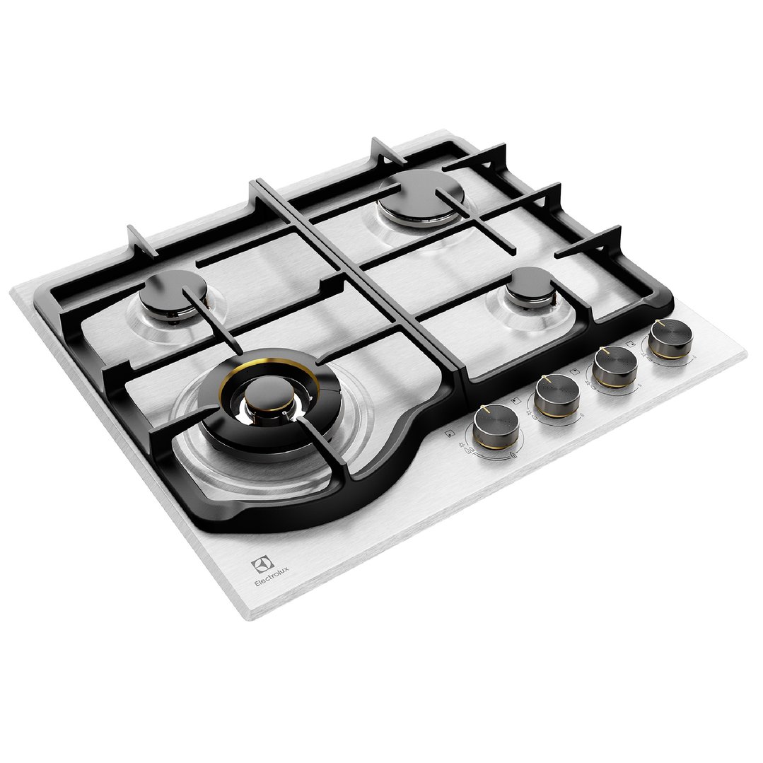 Electrolux 60cm UltimateTaste 500 4 Burner Gas Cooktop Stainless Steel EHG645SE