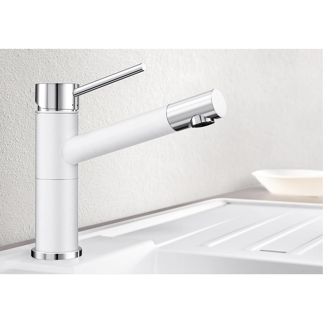 Blanco Mixer Tap White/Chrome ALTAW. Buy Online with Afterpay