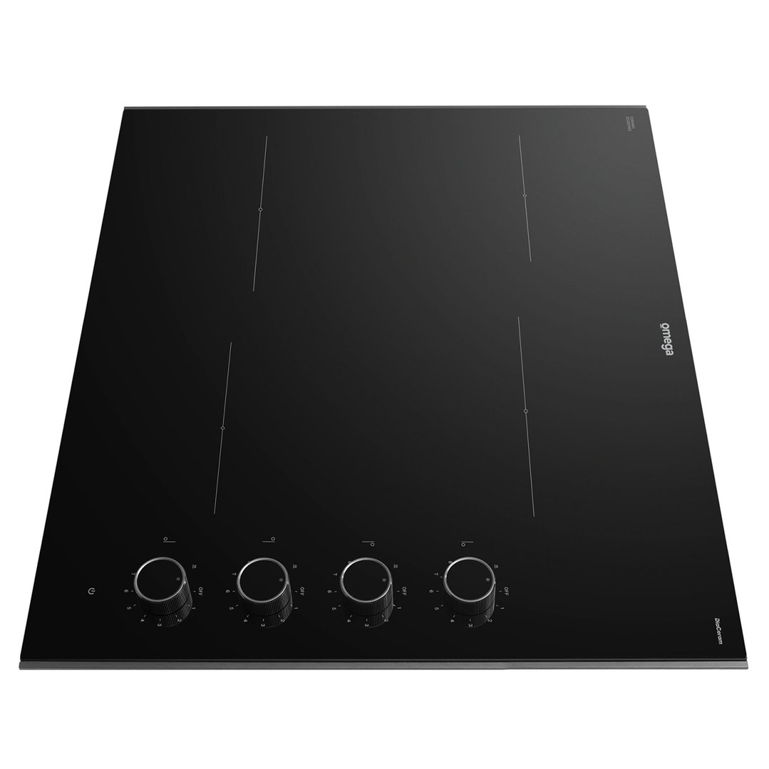 Omega 60cm Ceramic Knob Control Cooktop OCC604KZ