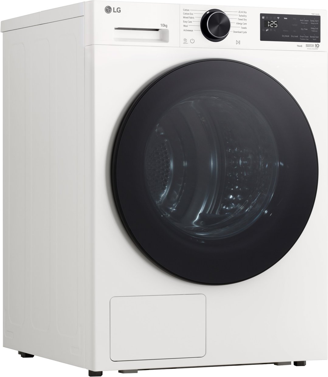 LG 10kg Series 3 AI Heat Pump Dryer - White DXH3-10W