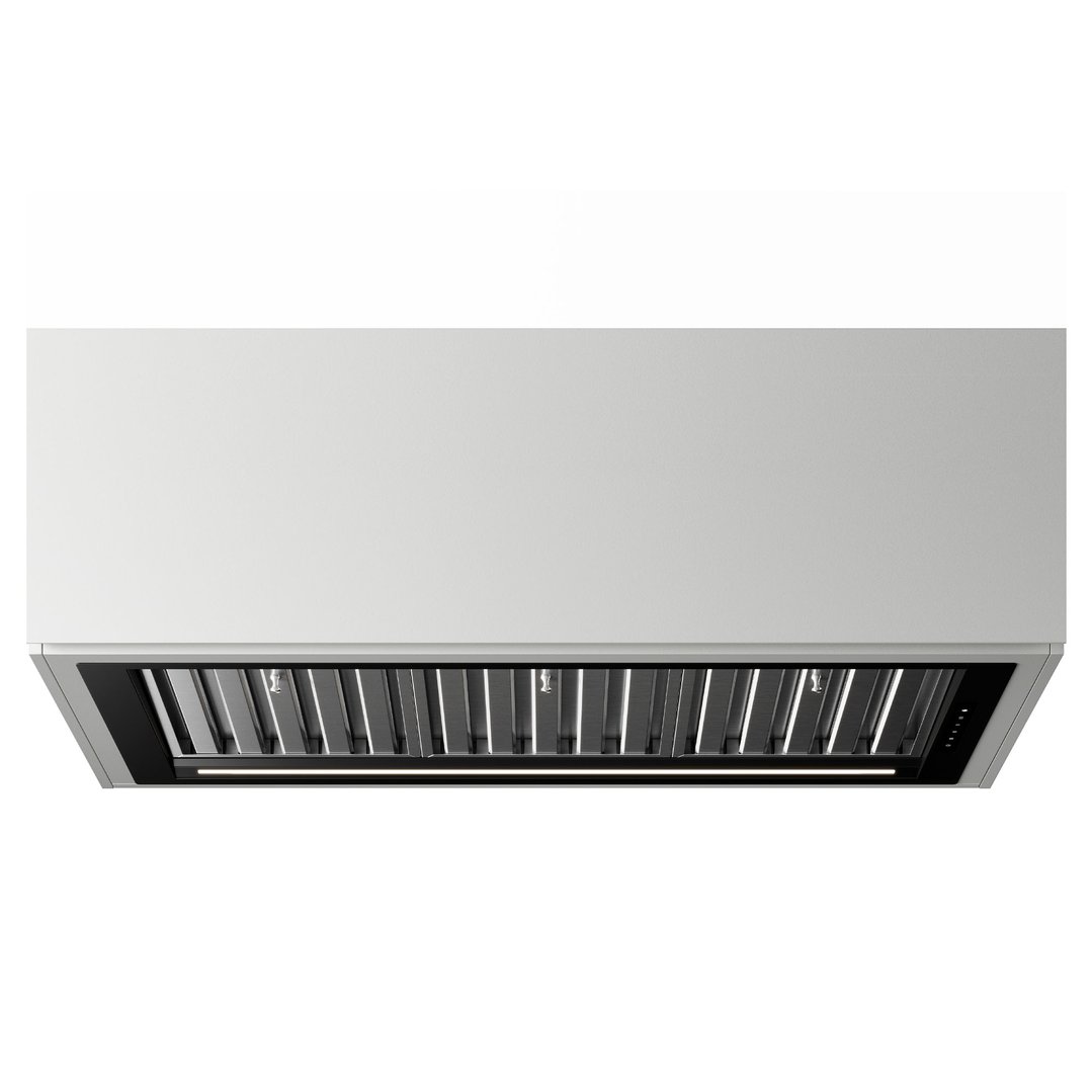 Belling 110cm Deep Undermount Rangehood, Matte Black BU110DB