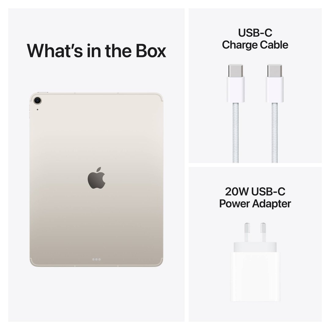 Apple iPad Air 13" M4 Wi-Fi 128GB Starlight MH5Q4X/A