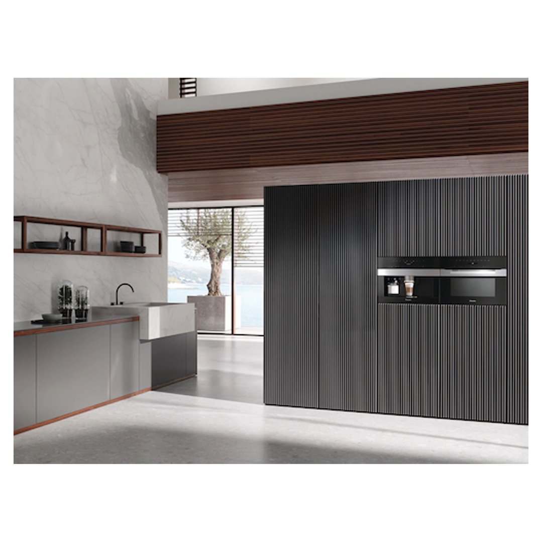 Miele 45cm Built-In Coffee Machine with 2 Bean Containers CleanSteel CVA7440