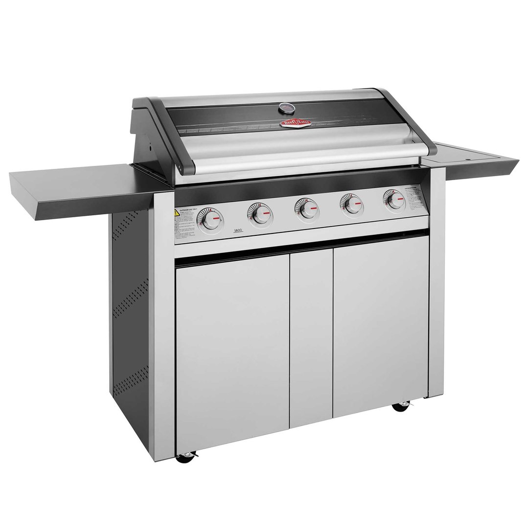 Beefeater 1600 Series 5 burner BBQ, side burner & trolley BMG1651SA