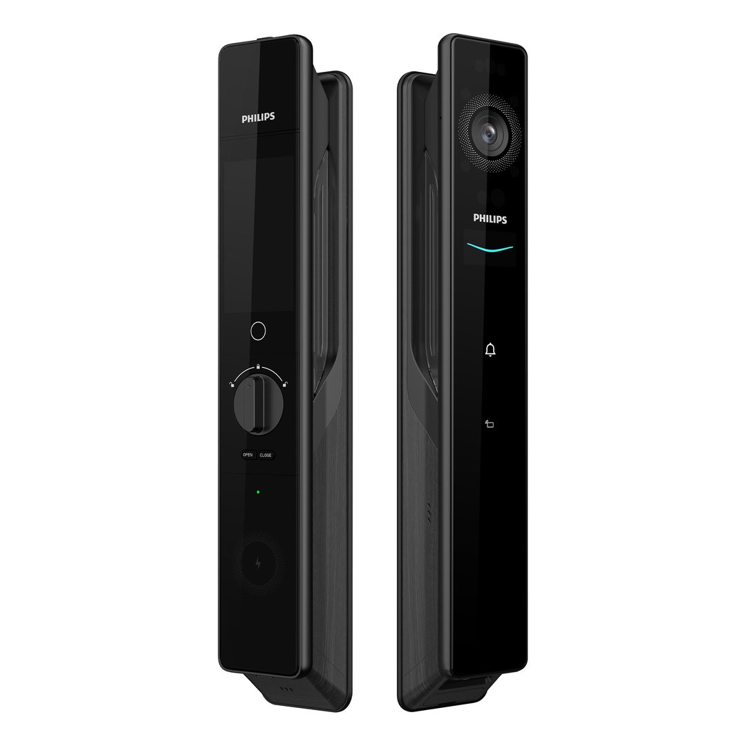 Philips 9000 Series Palm and Face Recognition Smart Lock - Black DDL902-MFVP-11HWS-B