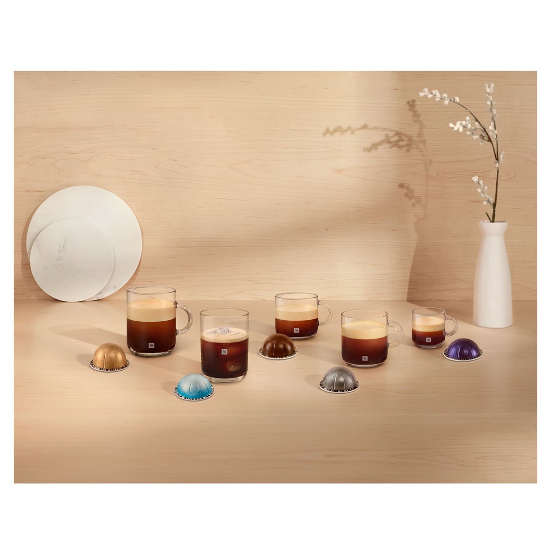 Delonghi Vertuo Pop Capsule Value Pack Coffee Machine - Lemon ENV90LAEPACK