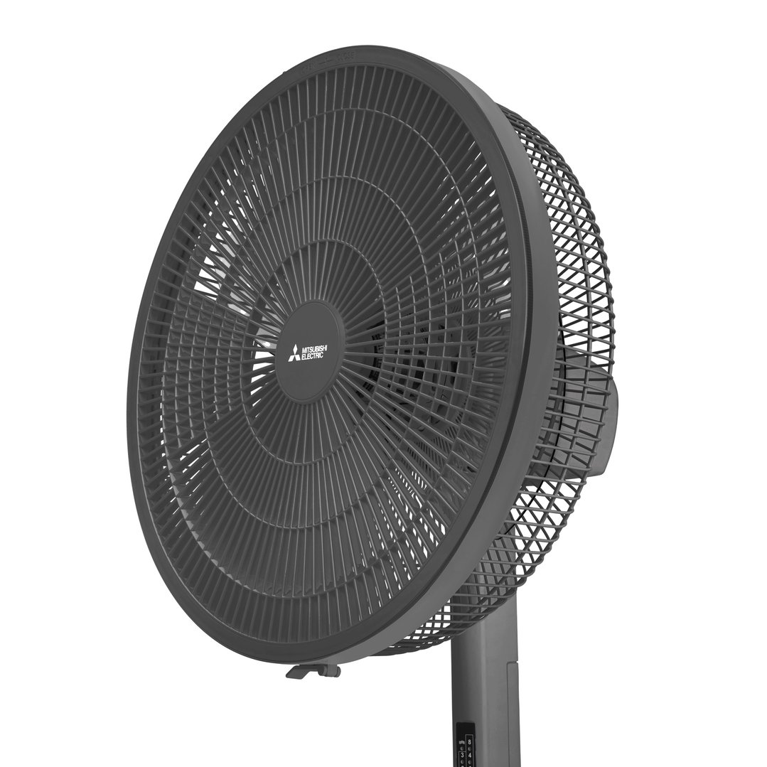 Mitsubishi Electric 40cm Pedestal Fan Classic Grey LV16AS-RC-PCY-GY