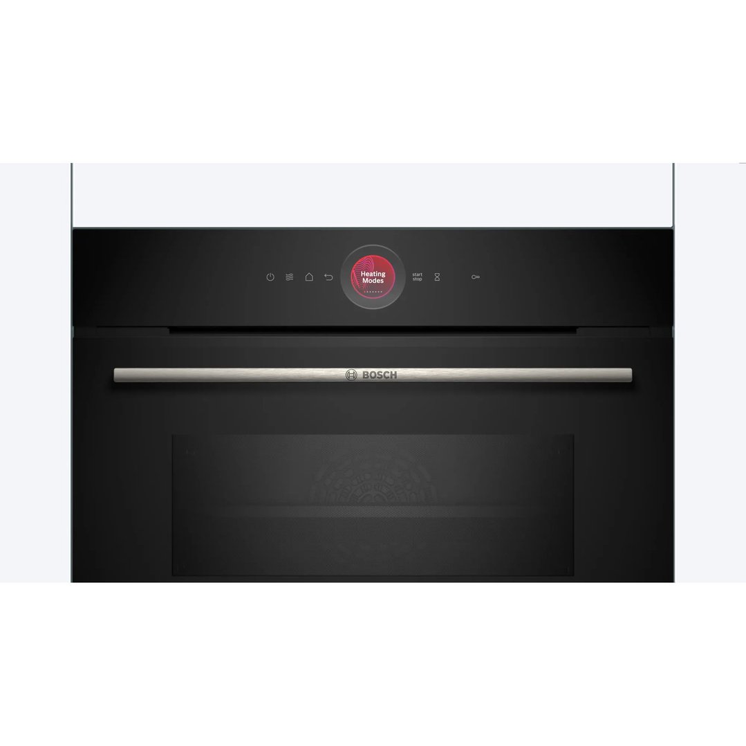 Bosch 60cm Series 8 Compact Combination Oven with Microwave - TFTTouch Display. CMG7241B1A