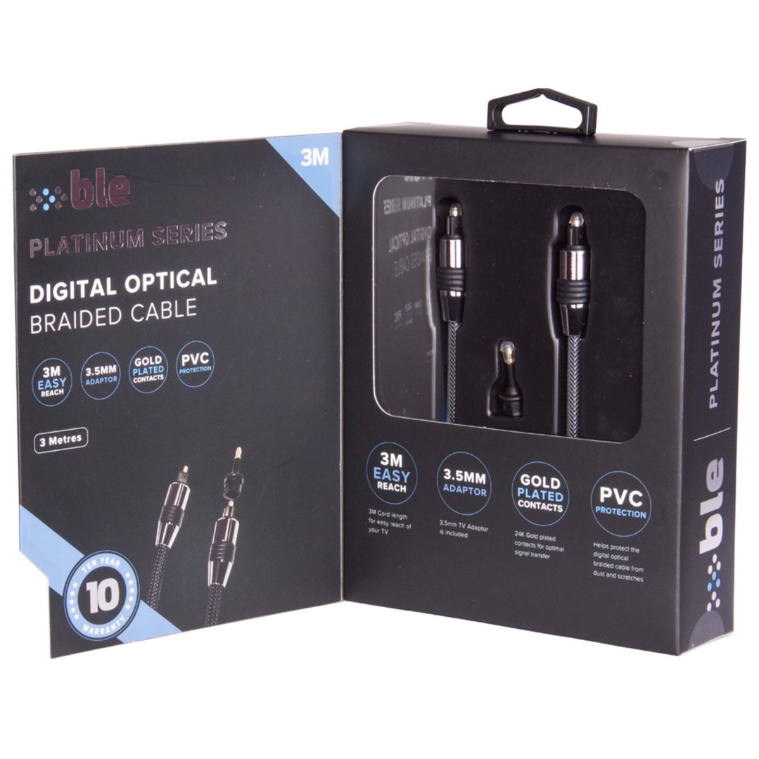 BLE Digital Optical Braided Cable3m BL-OPTP30