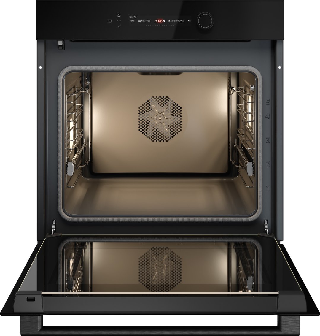 ASKO Craft Glass 60cm Pyrolytic Oven - Black Glass OTP56BGH-AU