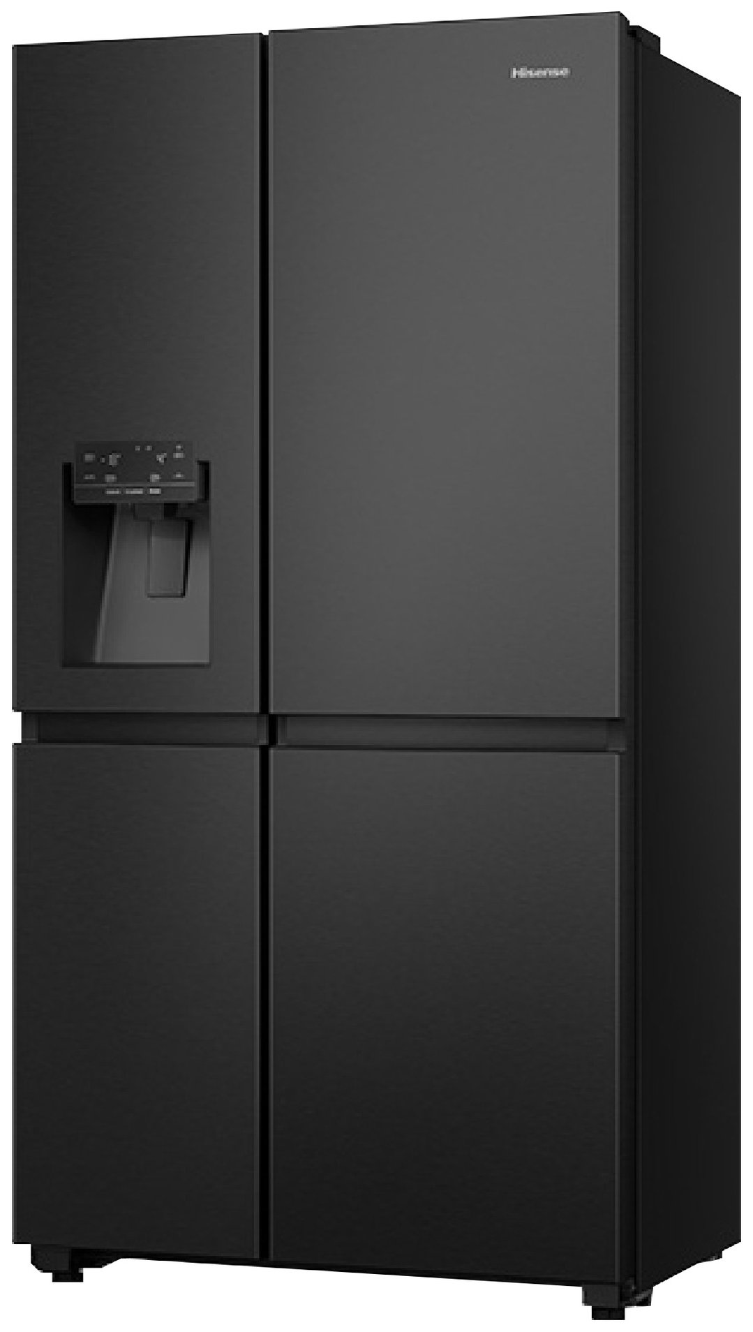 Hisense 632L Side by Side Black Fridge HRSBS633BW