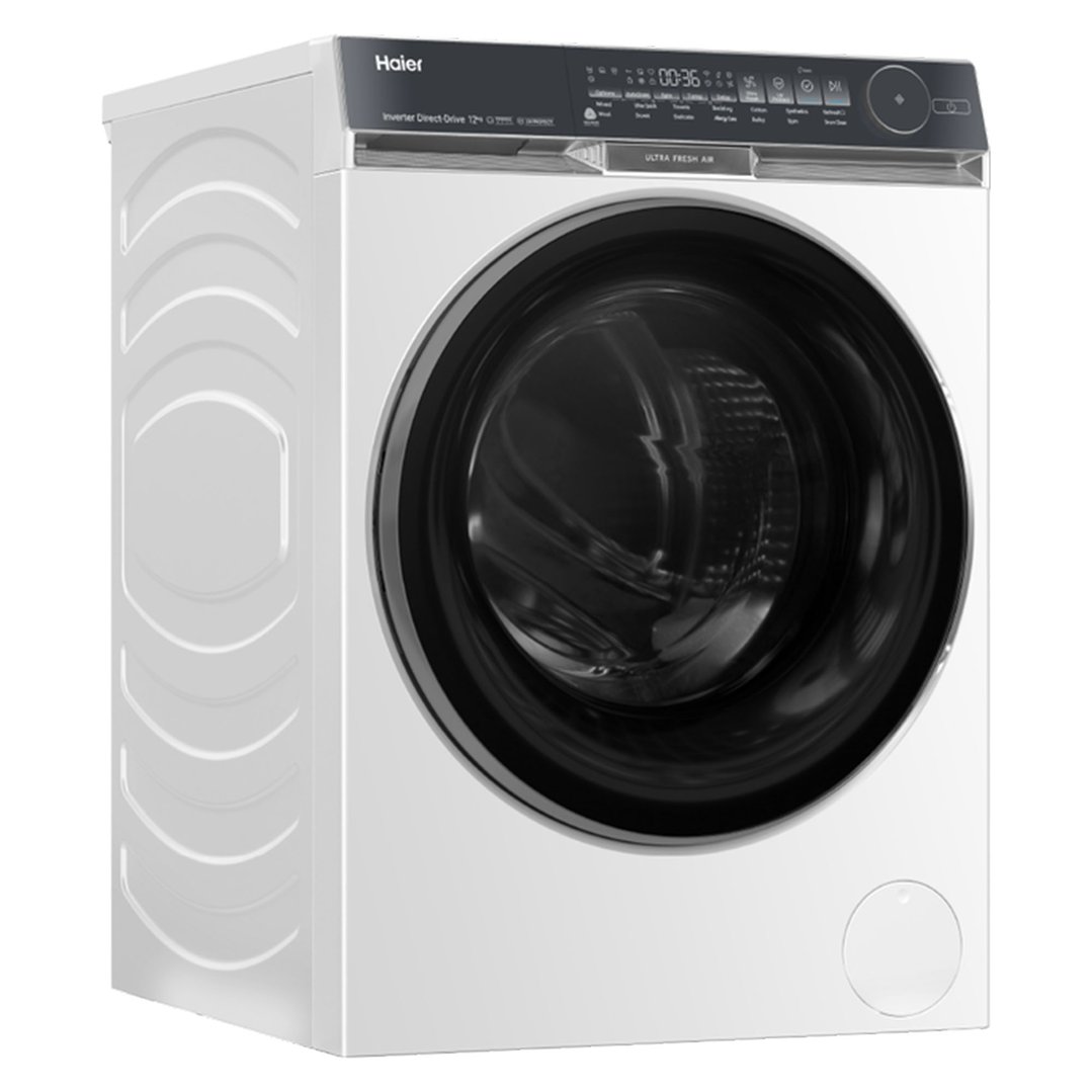 Haier 12kg 500 Series White Front Load Washing Machine HWF12DW1