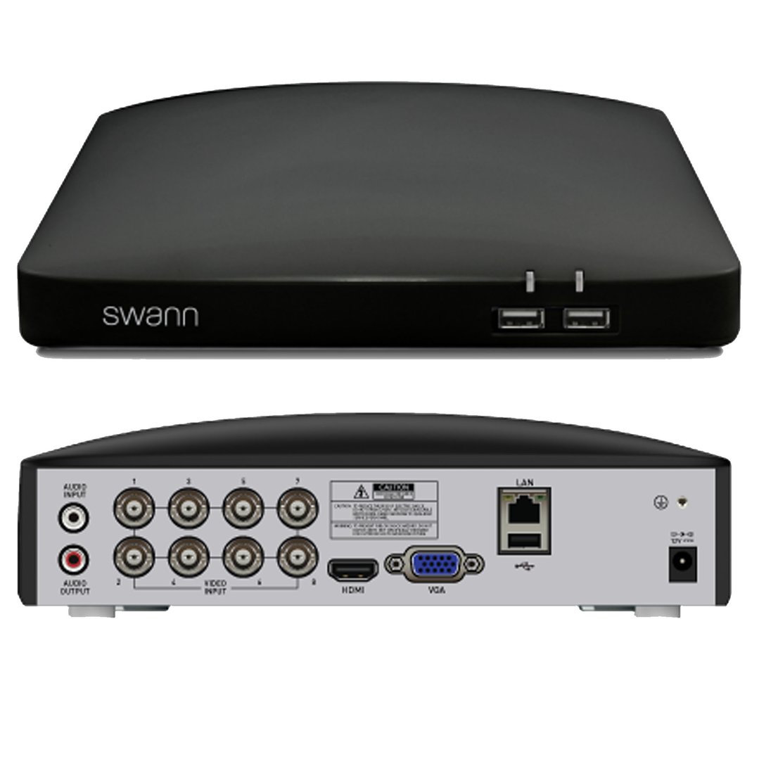 Swann Home 6 Camera 8 Channel 2K DVR 1TB HDD Security System with Mic SWDVK-8468062KMQB