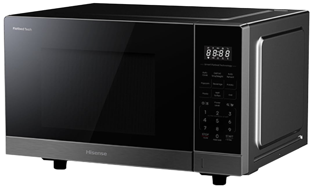Hisense 30L 1000W Inverter Dark Stainless Flatbed Microwave w/ Grill HMBS3010PFG