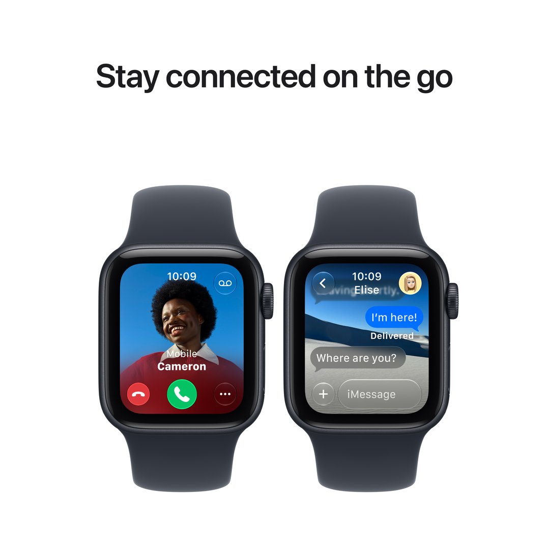 Apple Watch SE 3 GPS 40mm Starlight Aluminum Case with Sand Sport Band - S/M MJKR4X/A