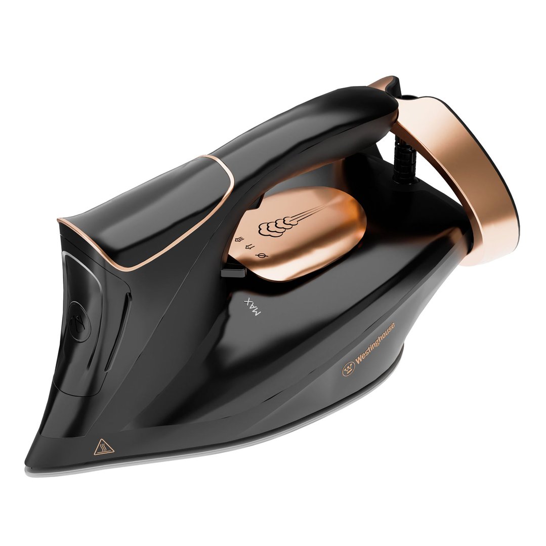 Westinghouse Premium Steam Iron 2200W 300ml Black & Gold WHIR10KG