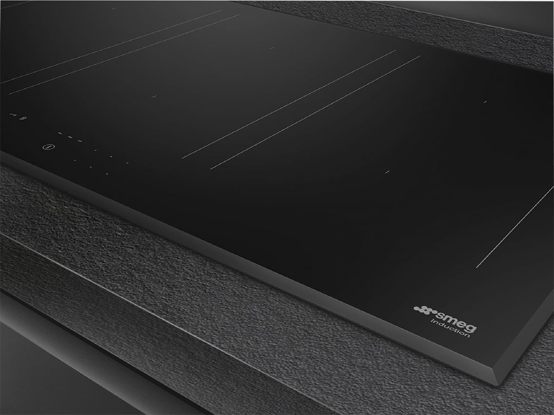 Smeg 90cm Black Induction Hob SAI3964B