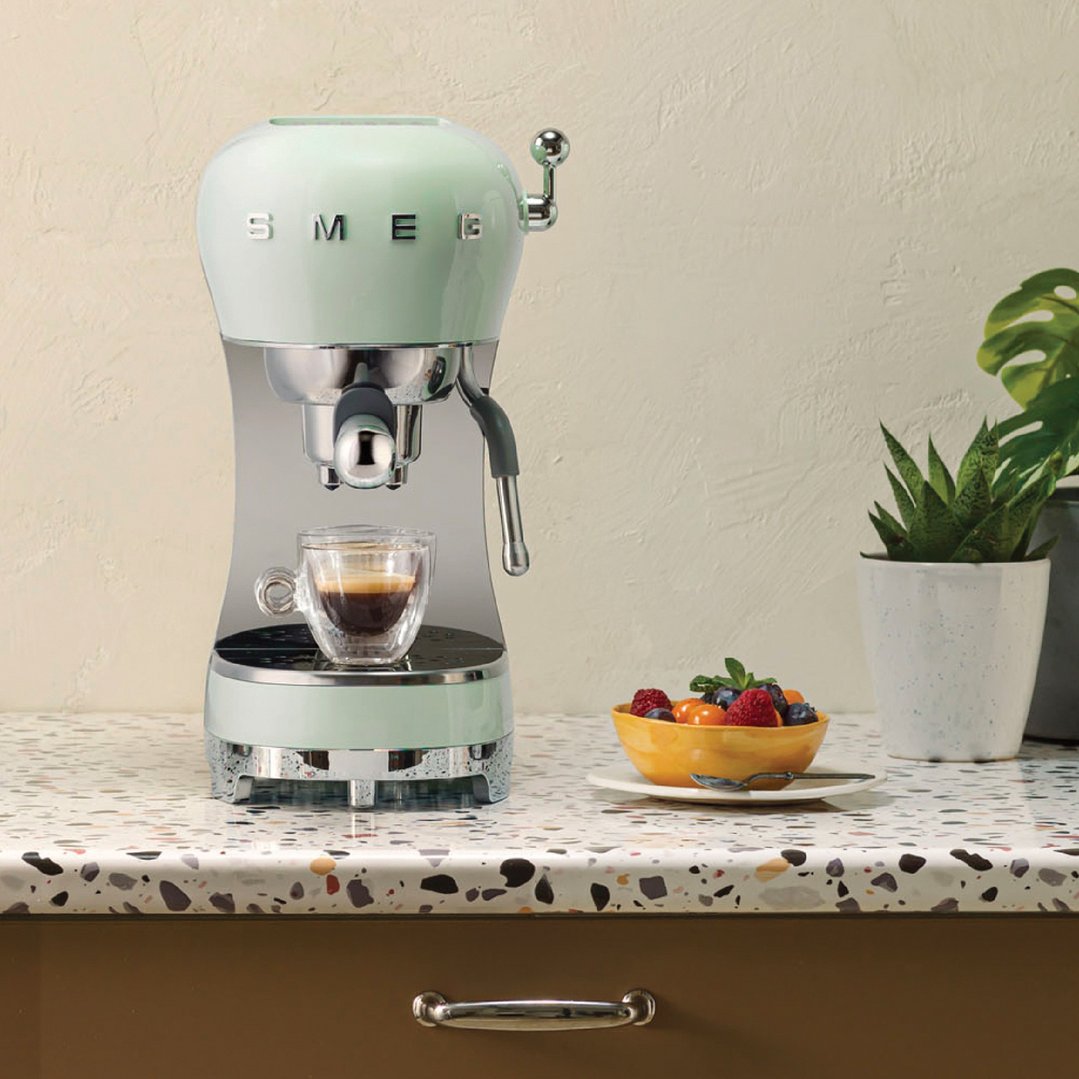 Smeg 50's Retro Style Espresso - Pastel Green ECF02PGAU