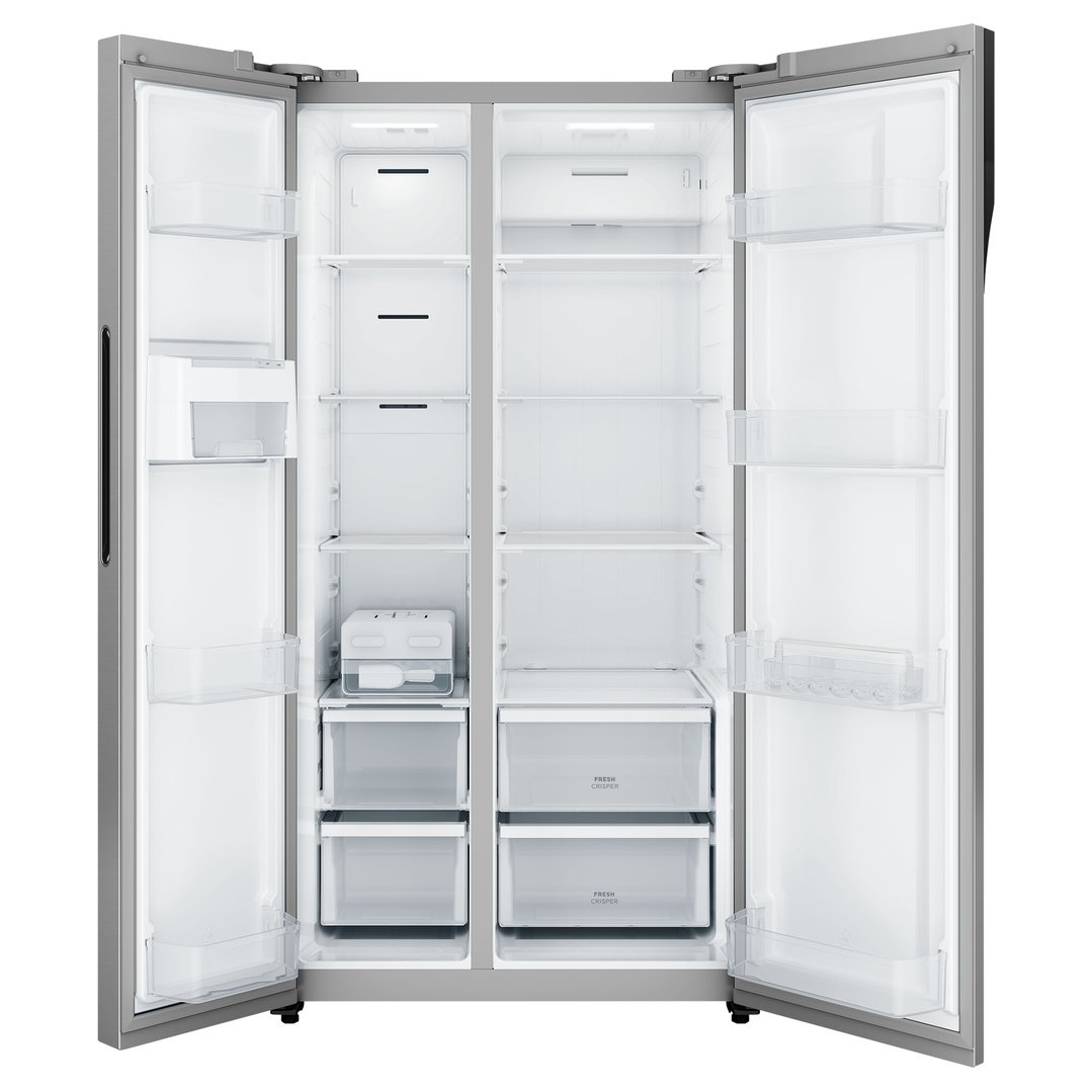 Westinghouse 624L Side by Side Fridge, Silver WSE6200SB