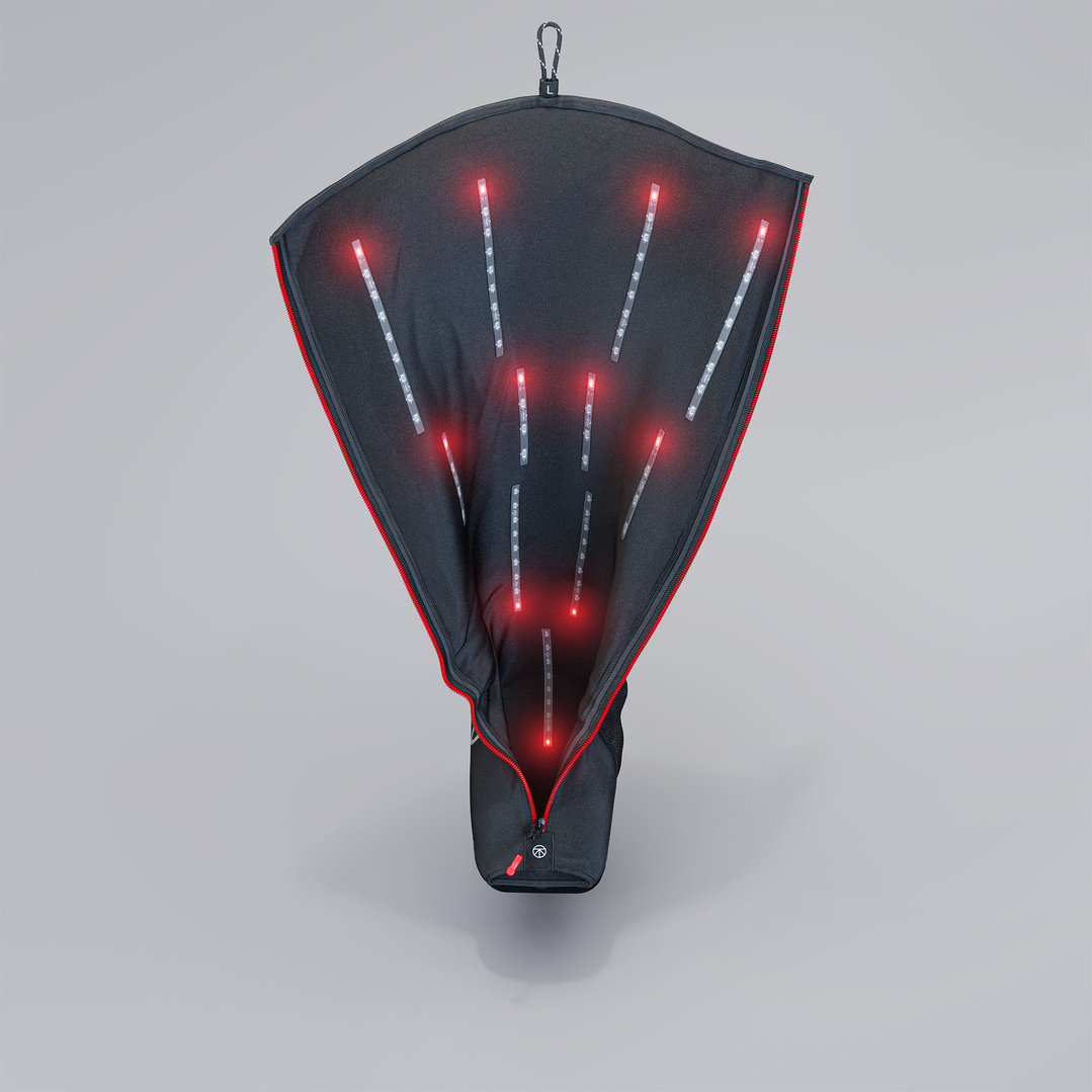 Therabody JetBoots PRO Plus - Wireless Compression Boots With Vibration & Infrared LED Light - Long JB0004130-6A1L