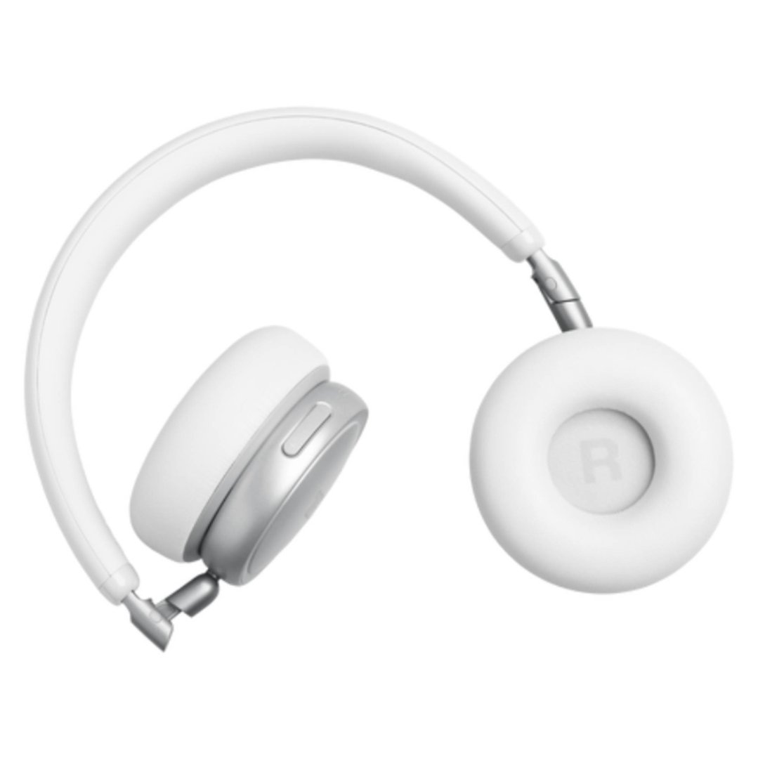 JBL Live 680 On-Ear BT Noise Cancelling Headphones - White JBLLIVE680NCWHT