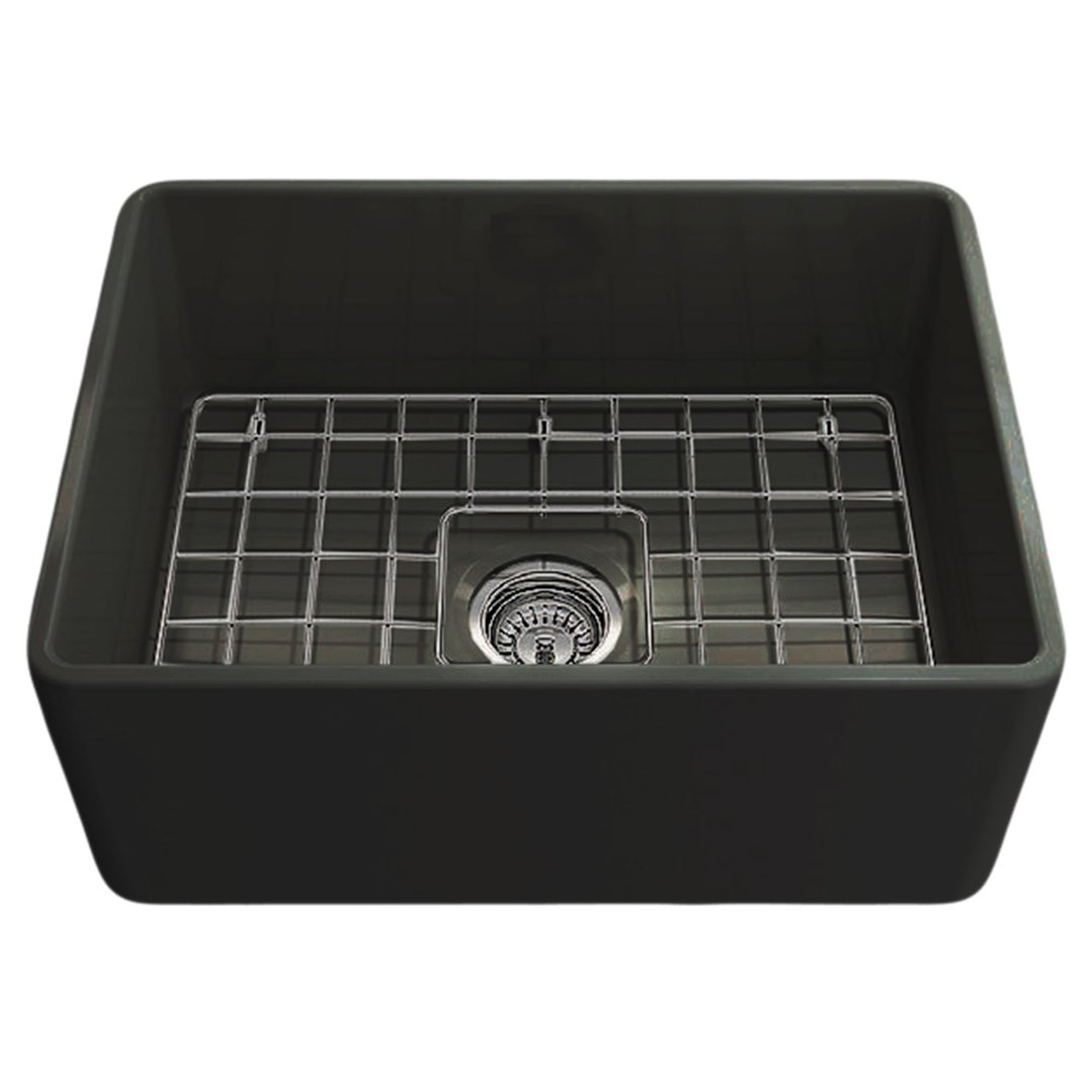 Turner Hastings Novi 60x46 Fireclay Butler Sink - Matte Black NO60FS-MB