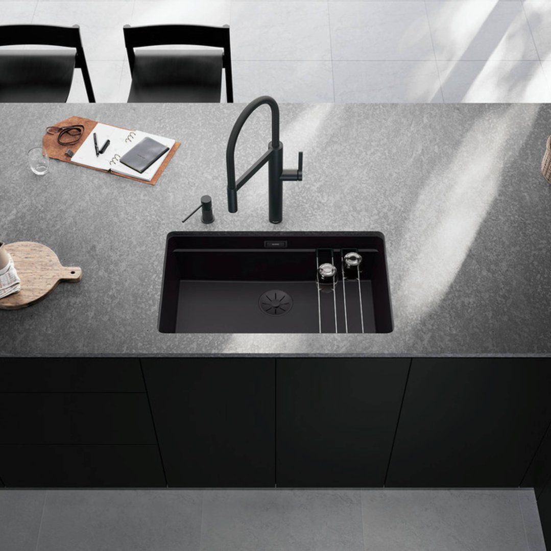 Blanco BLANCOCULINA-S II Black Matte Mixer Tap BLANCOCULINA-SIIMB