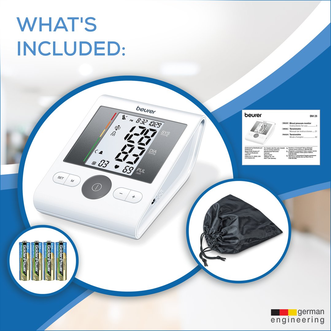 Beurer Upper Arm Blood Pressure Monitor BM28