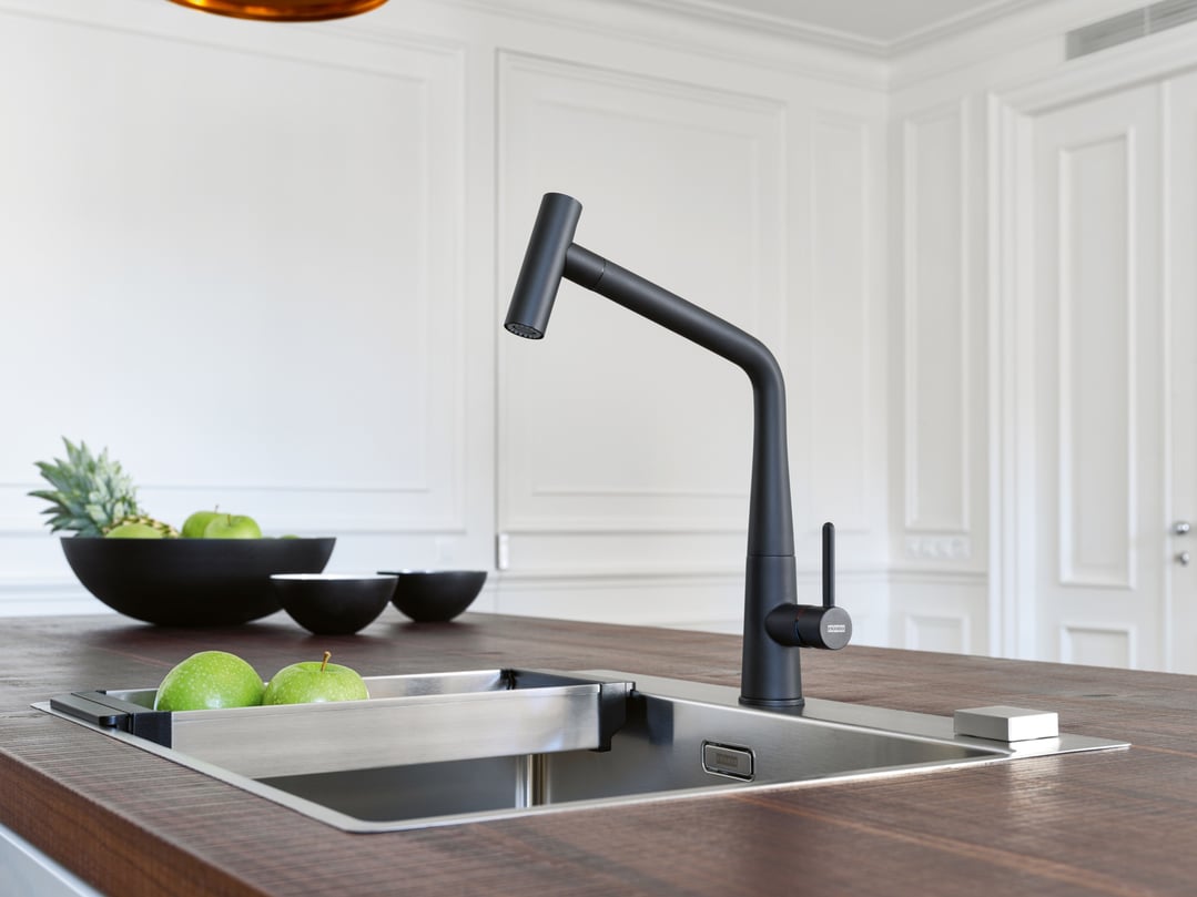 Franke Icon Pullout Tap Matte Black TA6861MB