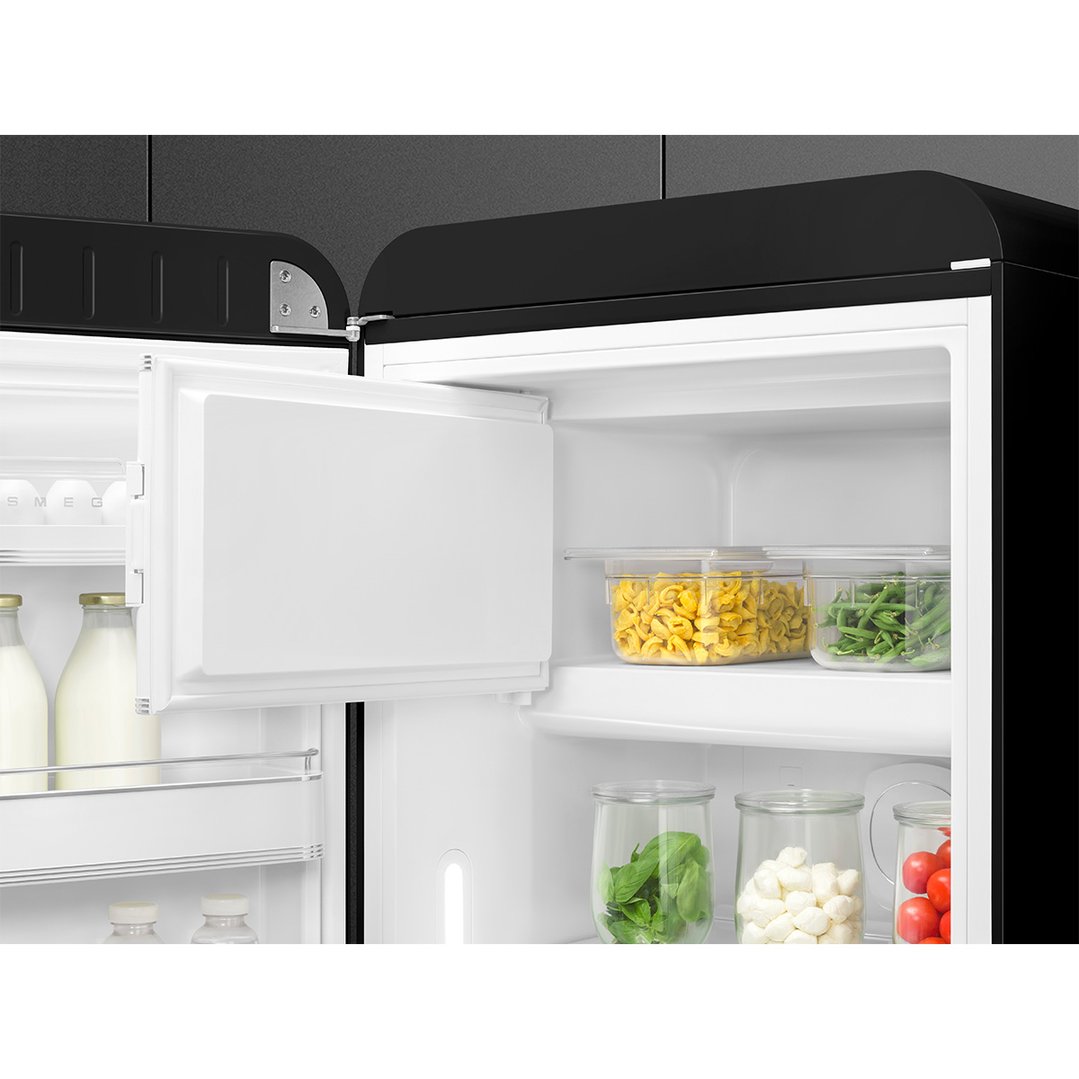 Smeg FAB 28 50’S Style Retro Refrigerator, Left Hand - Black FAB28LBL5AU
