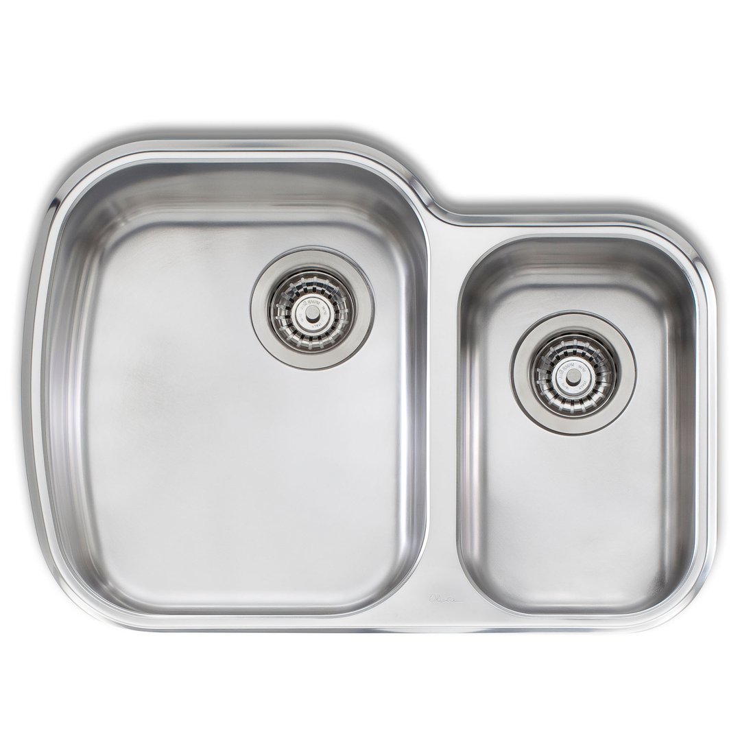 Oliveri 1 1/2 LH DBL BOWL UDM SINK MO71U