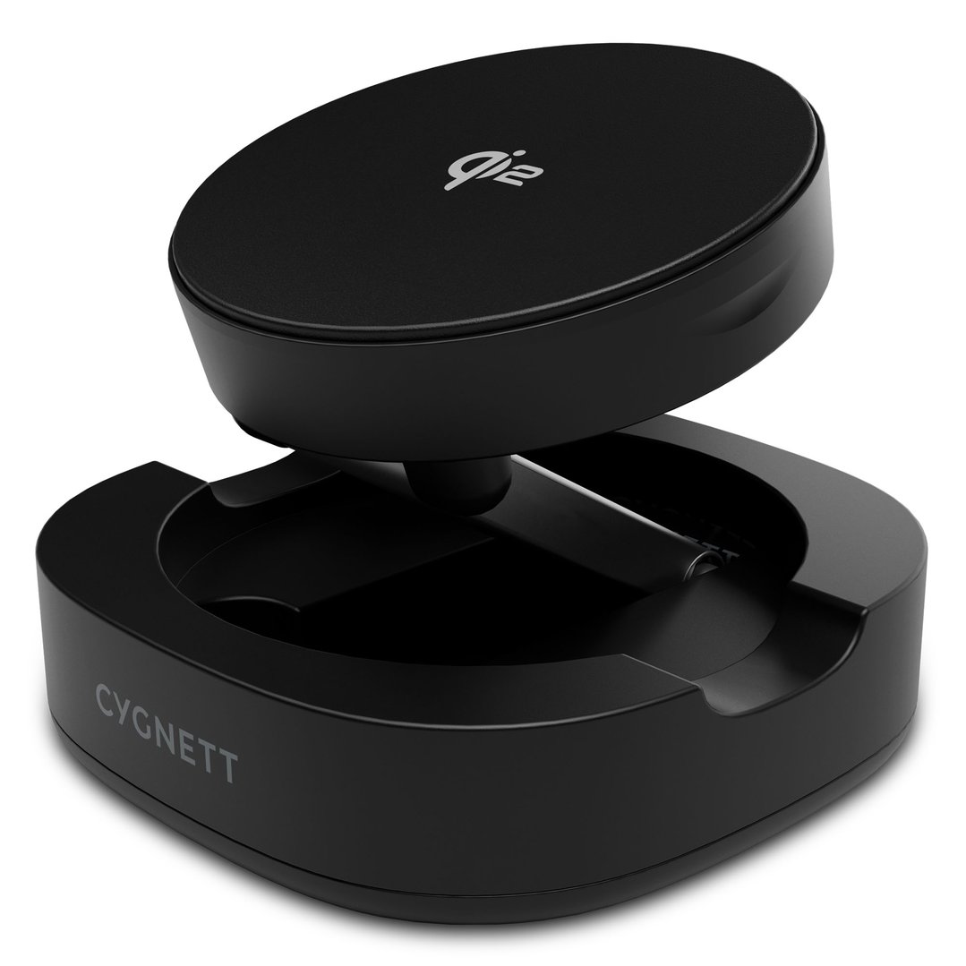 Cygnett ChargeBase Qi2.0 Single Wireless Charger - Black CY5790PPWIR