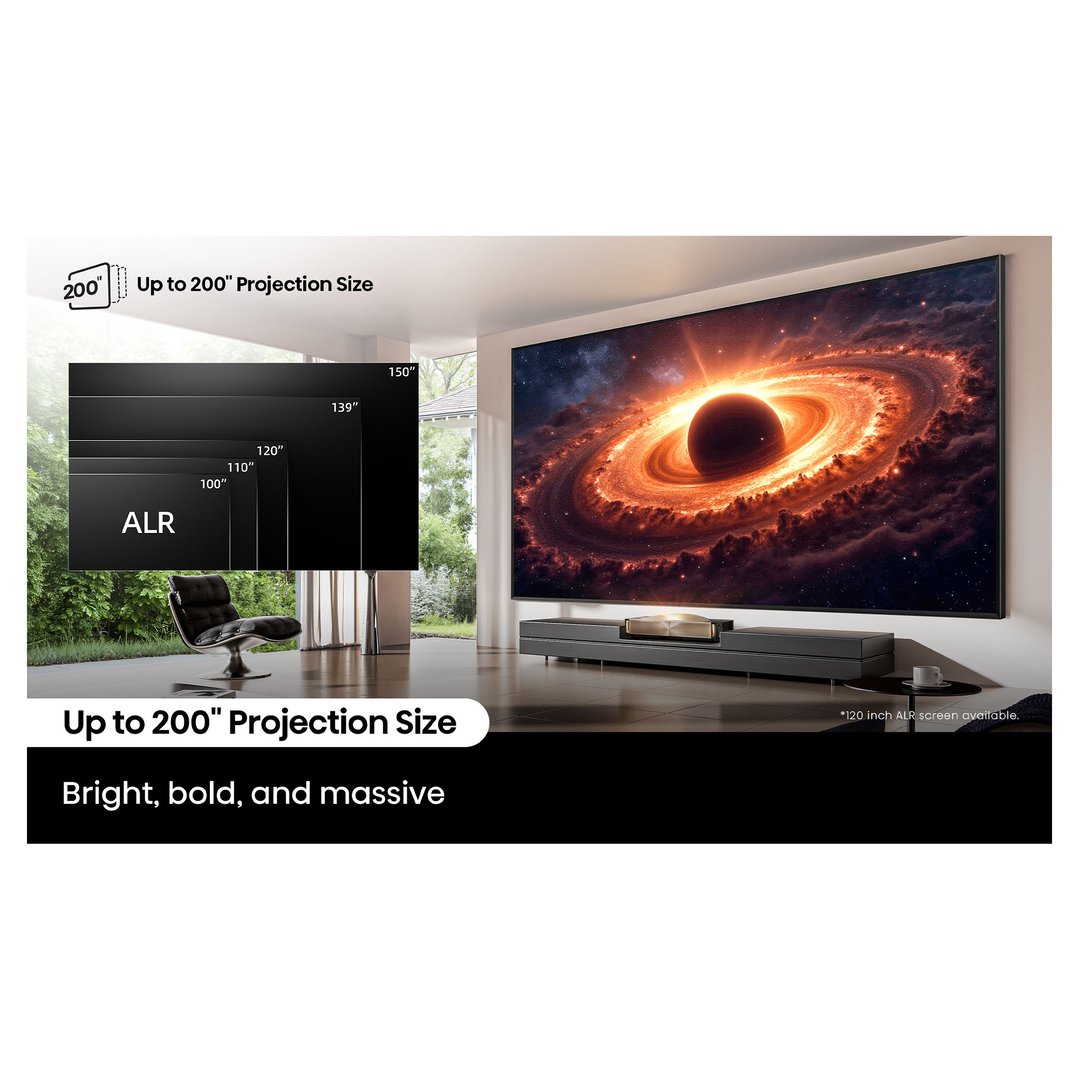 Hisense 120" L9Q TriChroma Laser TV Projector 120L9QSET
