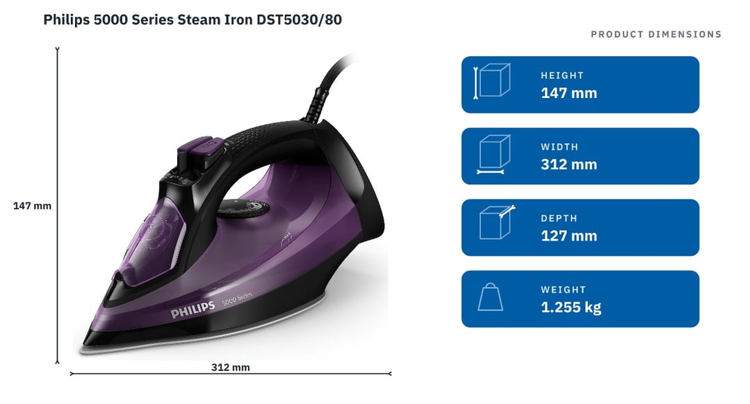 Philips 5000 Series Steam Iron DST5030/80