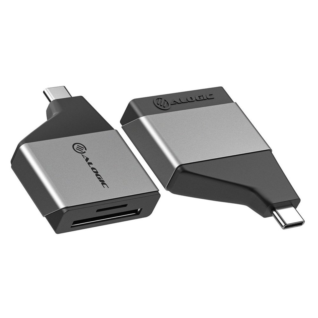 Alogic Ultra Mini USB-C to SD & Micro SD Card Reader Adapter ULCSDMN-SGR