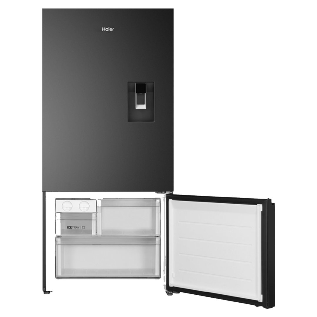 Haier 514L 500 Series Refrigerator Bottom Freezer, Water Black HRF510BHC