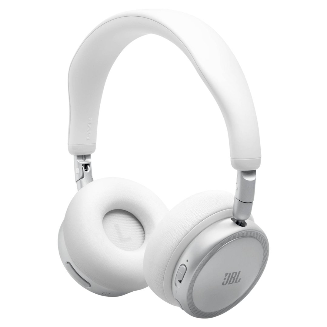 JBL Live 680 On-Ear BT Noise Cancelling Headphones - White JBLLIVE680NCWHT