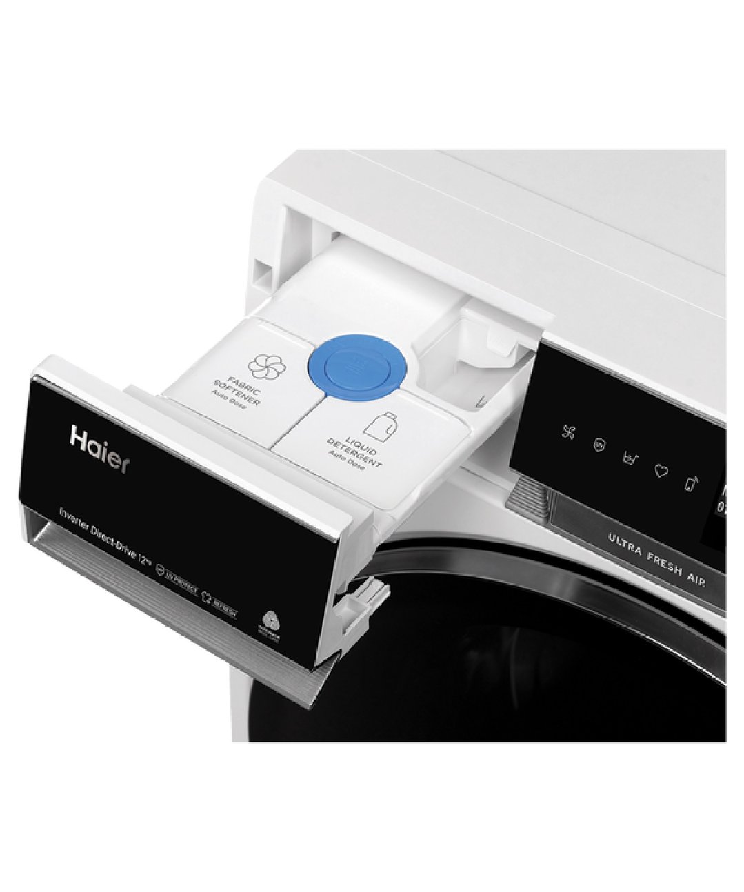 Haier 12kg 600 Series Front Loader Washing Machine White HWF12PXW2