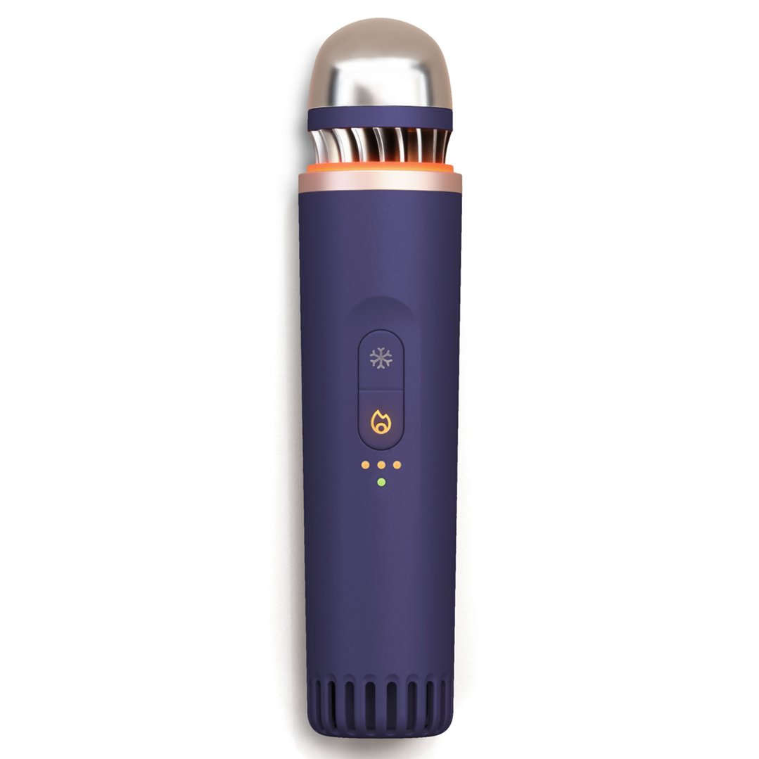 Therabody TheraFace Depuffing Wand - Cold & Heat Facial Treatments (Indigo) TF0004132-6A40