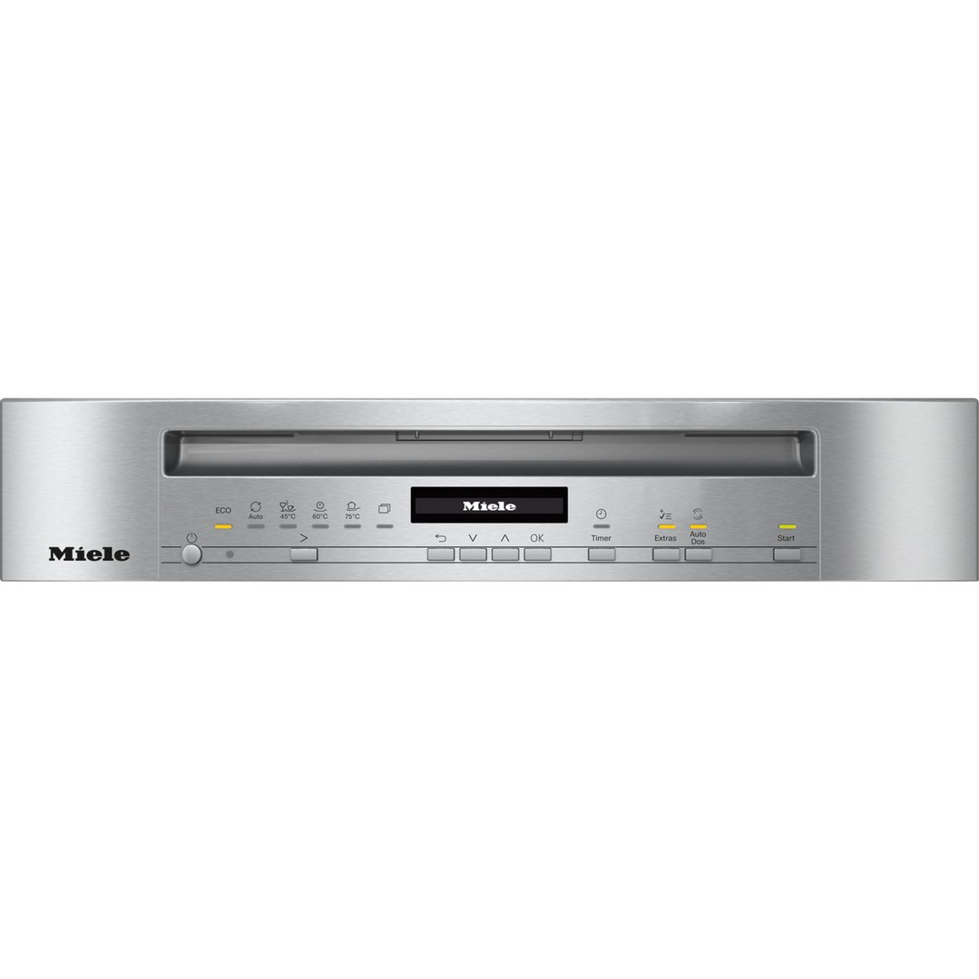 Miele 60cm Freestanding Dishwasher with AutoOpen Drying and Automatic Dispensing PowerDisk CleanSteel G7130SCCLST