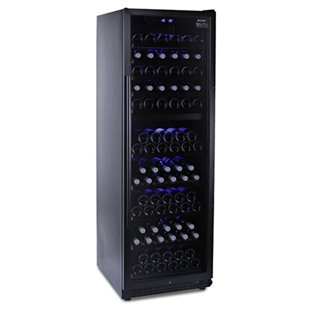 Husky Riserva 450L Dual Zone Wine Fridge in Black HUSWS168DMBZY. Buy