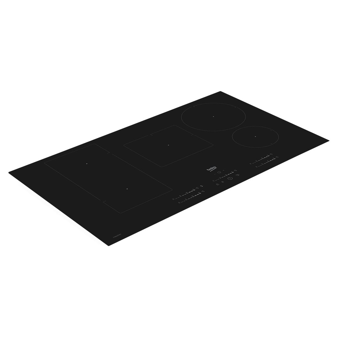 Beko Induction 90 cm BuiltIn Cooktop with Indyflex Zone BCT901IGN. Buy Online with Afterpay