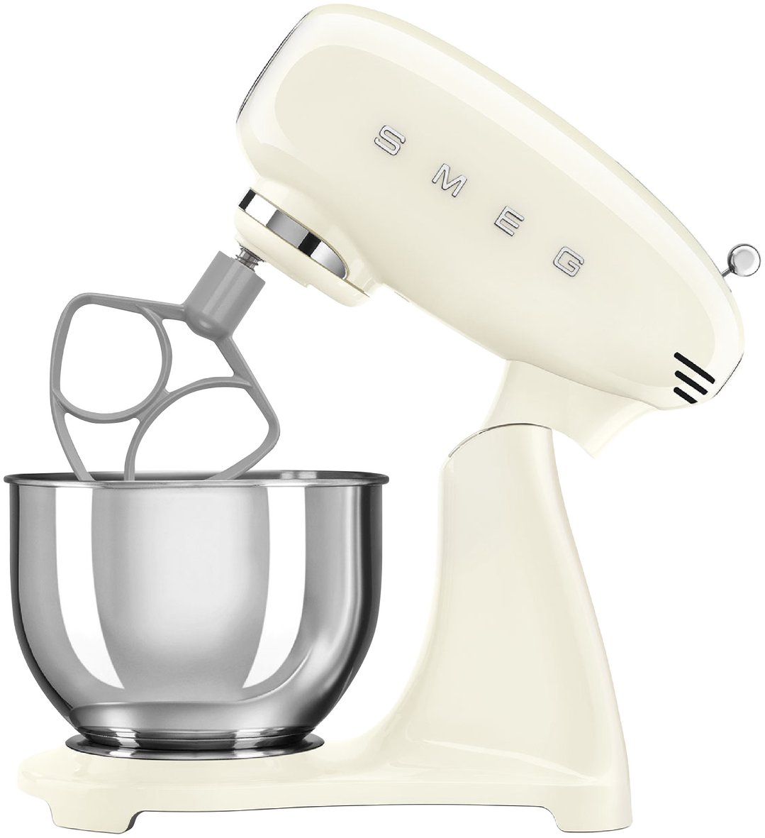 Smeg 50's Style Retro Stand Mixer - Cream SMF05CRAU