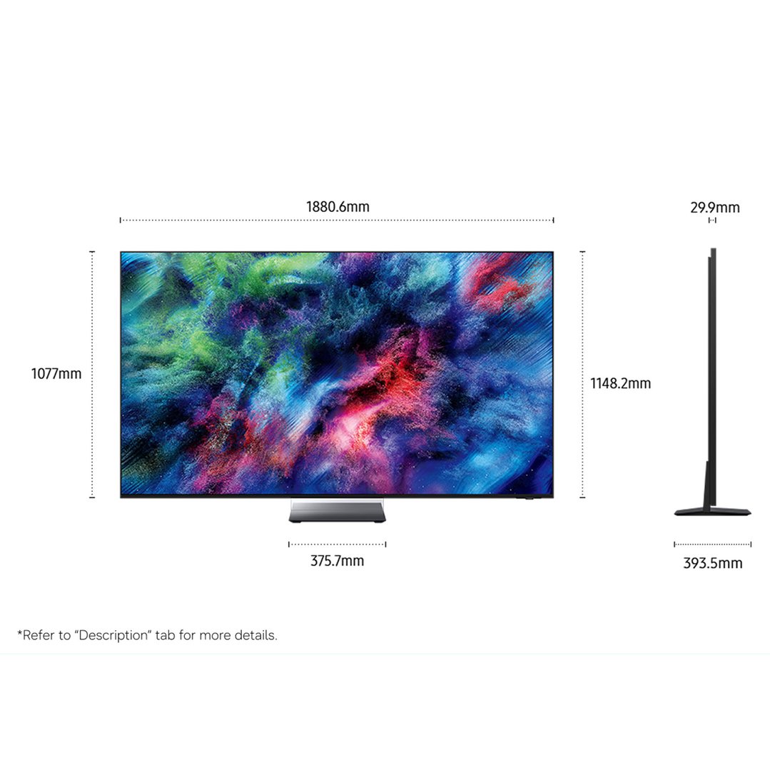 Samsung 85" MICRO RGB R95H 4K Smart AI TV 2026 MRA85R95HAWXXY